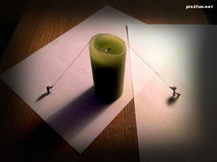 عکس های زیبا از نقاشی سه بعدی بر روی کاغذ