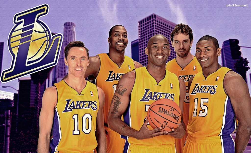 عکس های جدید از تیم بسکتبال Los Angeles Lakers