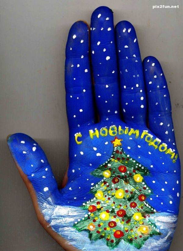 نقاشی در کف دست