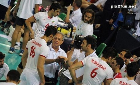 عکس های والیبال ایران با ایتالیا 2013