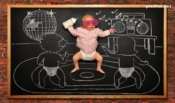 عکس های خلاقانه با تخته سیاه