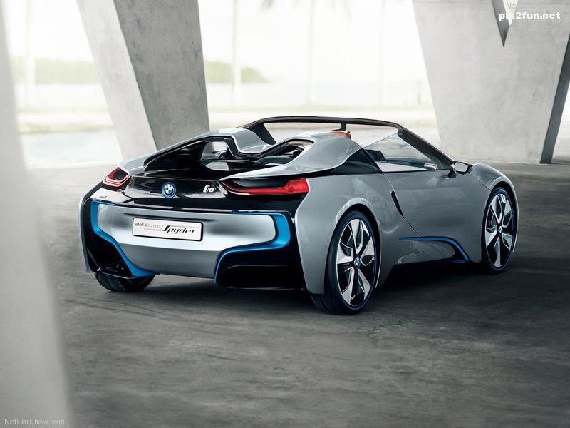 عکس های دیدنی از ماشین BMW i8 Spyder Concept