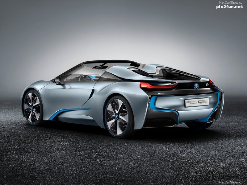 عکس های دیدنی از ماشین BMW i8 Spyder Concept