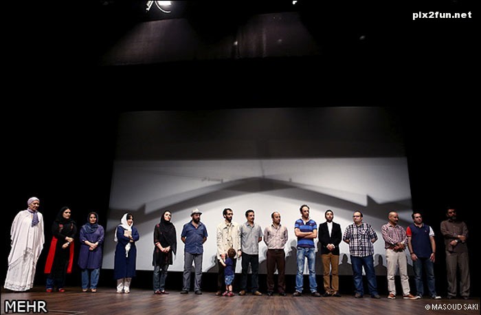 تصاویری جذاب از بازیگران در مراسم فیلم دهلیز