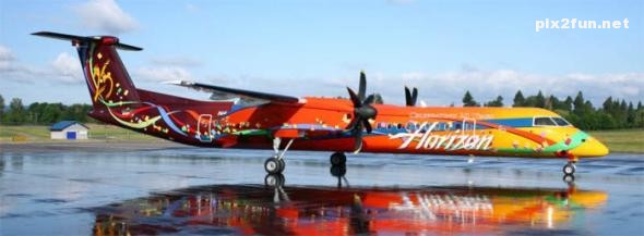 نقاشی بر روی هواپیما