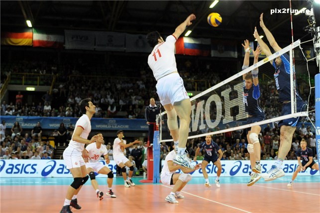 عکس های والیبال ایران با ایتالیا 2013