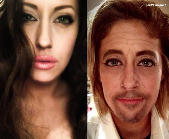 تصاویری جالب از زن 1000 چهره