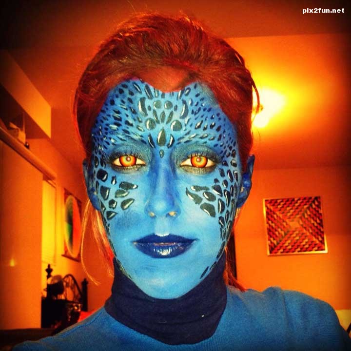 تصاویری جالب از زن 1000 چهره