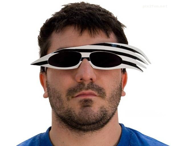 عکس از عینک های عجیب و غریب