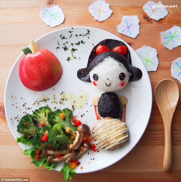 عکس های خلاقانه از تزیین غذای کودک