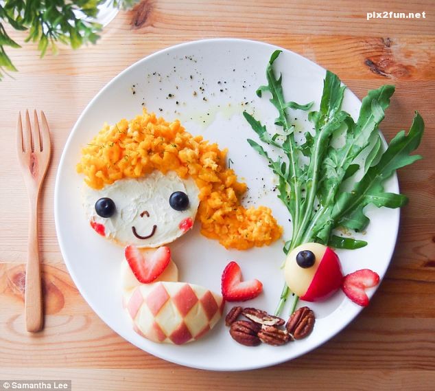 عکس های خلاقانه از تزیین غذای کودک