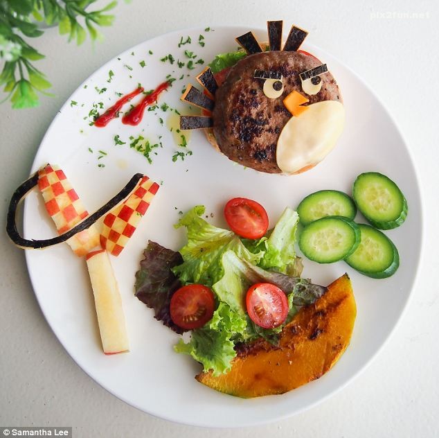 عکس های خلاقانه از تزیین غذای کودک