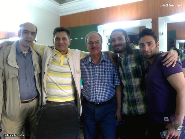 عکس های جدید از پشت صحنه ی ویلای من