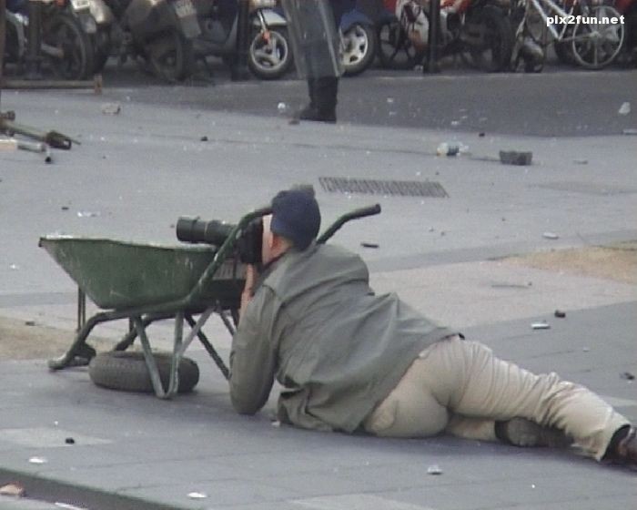 عکس های جالب از سختی شغل عکاسان