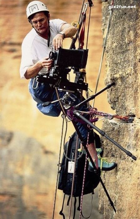 عکس های جالب از سختی شغل عکاسان
