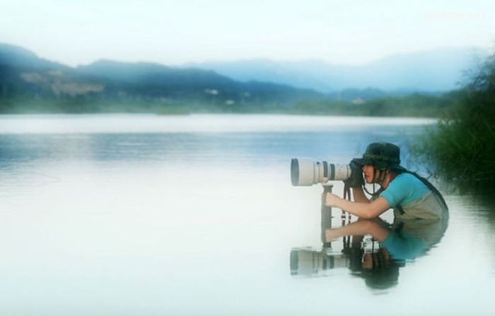 تصاویری از دشواری های شغل عکاسی