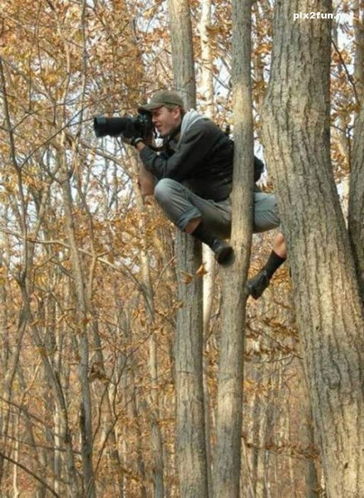 تصاویری از دشواری های شغل عکاسی