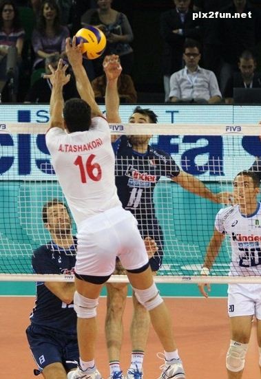 عکس های والیبال ایران با ایتالیا 2013