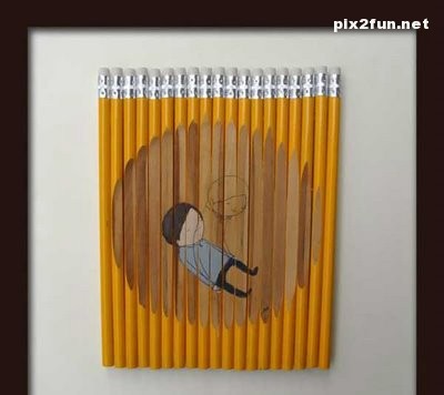 عکس از طرح های زیبا با مداد رنگی