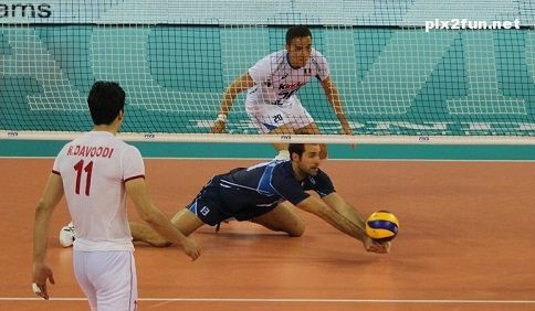 عکس های والیبال ایران با ایتالیا 2013