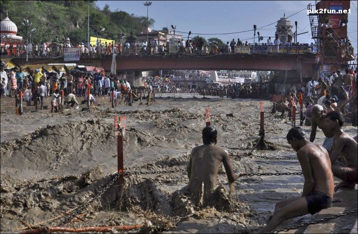 عکس از سیل در هند