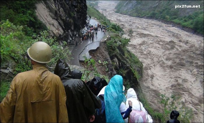 عکس از سیل در هند