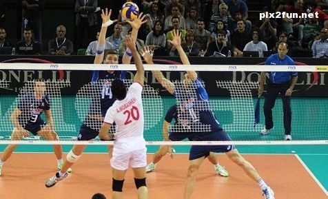 عکس های والیبال ایران با ایتالیا 2013