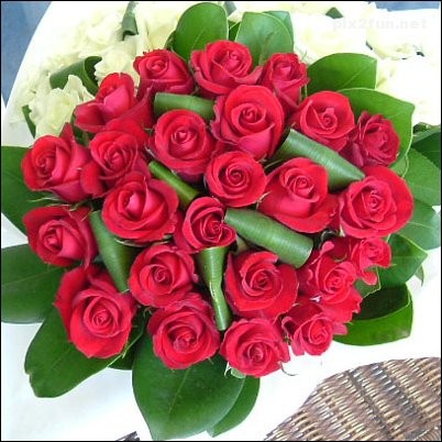 عکس از گل های چیده شده به شکل توپ