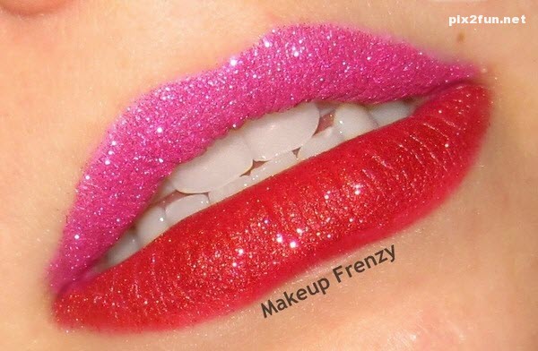 آرایش لب جذاب با رژ لب قرمز