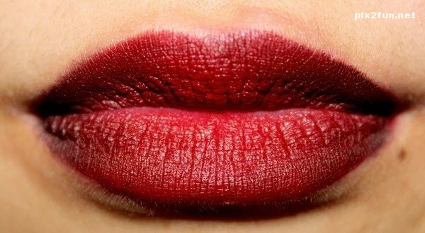 آرایش لب جذاب با رژ لب قرمز
