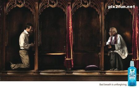 تصاویری از تبلیغات جالب علیه بوی دهان