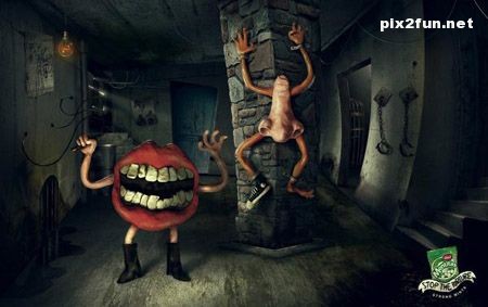 عکس های جالب از تبلیغات ضد بوی دهان