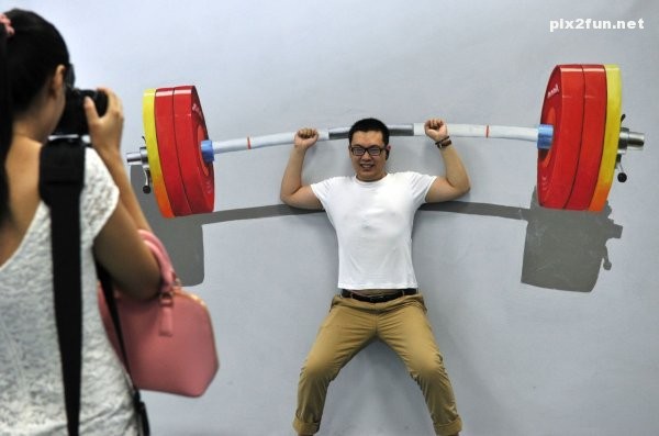 عکس از جشنواره نقاشی های سه بعدی در چین