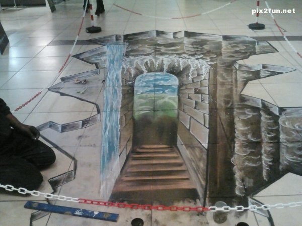 عکس از جشنواره نقاشی های سه بعدی در چین