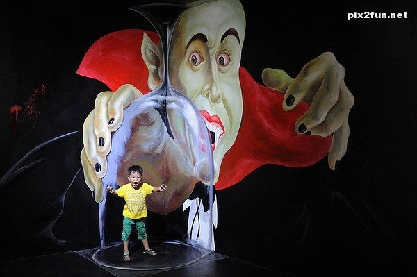 تصاویر زیبا از جشنواره نقاشی های سه بعدی