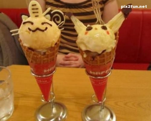 عکس های بسیار زیبا از بازی با غذا ها