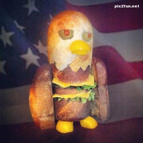 تصاویری زیبا از بازی با غذا