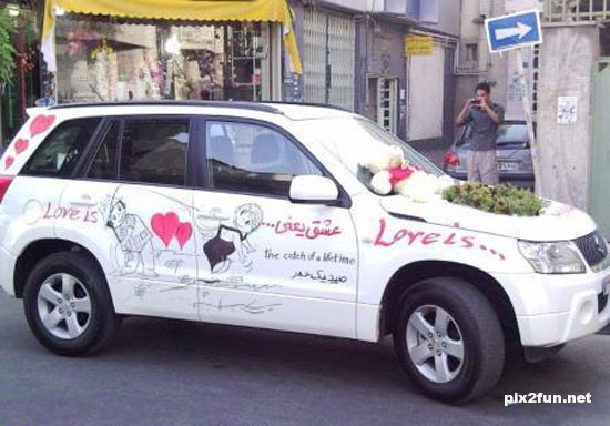 جذاب ترین ماشینهای عروس در تهران !! +تصاویر 